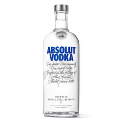 ABSOLUT VODKA 绝对伏特加 原味伏特加 1000ml *5件