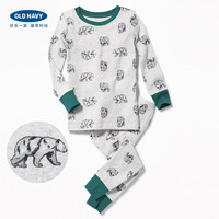 OLD NAVY 男幼童小熊图案内衣套装