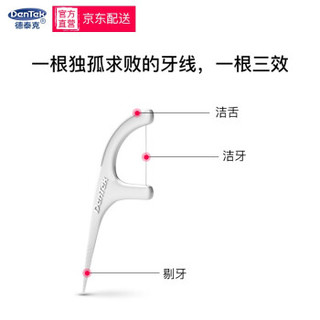 DenTek 德泰克 超细圆线牙线棒 90*2