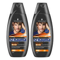 Schauma 施华蔻 男士运动型二合一洗发沐浴露 400ml*2瓶
