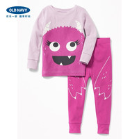 Old Navy 老海军 286929 女童长袖内衣套装