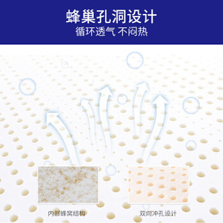 paratex ECO天然乳胶枕头 94%乳胶含量 泰国原芯进口 曲线枕 红色送礼专享