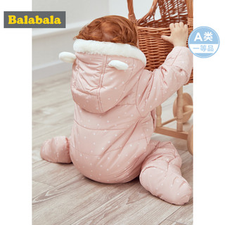 Balabala 巴拉巴拉 婴儿加厚保暖连体衣
