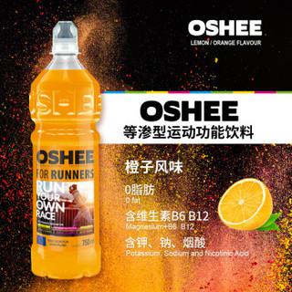 OSHEE 傲西 维生素功能饮料 橙子风味 750ml*6瓶