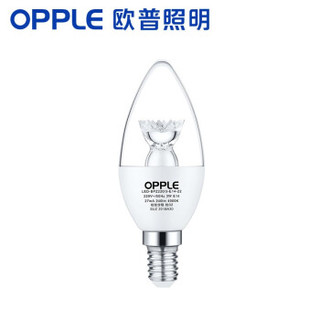 OPPLE 欧普照明 LED烛泡 E14小口 暖白光 5W*5支