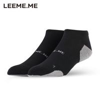 LEEME.ME 粒米 袜子男女加厚毛圈运动袜防臭吸汗短袜3双装