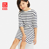 UNIQLO 优衣库 410107 女童条纹连衣裙