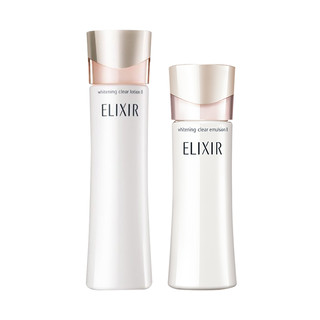 ELIXIR 怡丽丝尔 纯肌净白 水乳套装 滋润型（水170ml+乳液130ml）