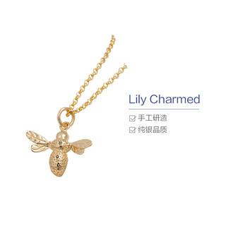 Lily Charmed 金色蜜蜂皇后 S925纯银项链