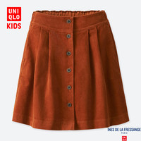 UNIQLO 优衣库 412237 女童灯芯绒短裙