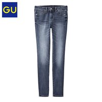 GU 极优 297085 女士高弹力紧身牛仔裤