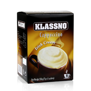 KLASSNO 卡司诺 卡布奇诺即溶咖啡 150g*2盒套装（金牌+爱尔兰咖啡）