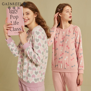 Gainreel 歌瑞尔 HWL18278 男女款家居服套装 粉红色4 S