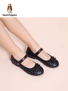 Hush Puppies 暇步士 女童英伦小皮鞋 DP9290 黑色 26码