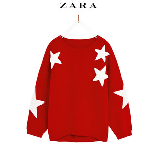 ZARA 06458604600 星星图案针织衫