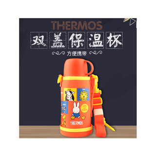 THERMOS 膳魔师 MIFFY FFG-601WFB-R 儿童保冷保温壶 米菲款 600ml