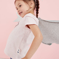 Gap 盖璞 女幼童 神奇女侠系列 披风式短袖T恤