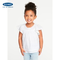 Old Navy 老海军 142497 女幼童 纯棉蝴蝶袖上衣