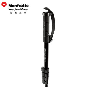 Manfrotto 曼富图 MMCOMPACT-BK 铝合金独脚架