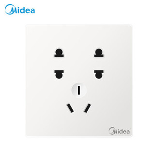 Midea 美的 E05 开关插座86型 (七孔)