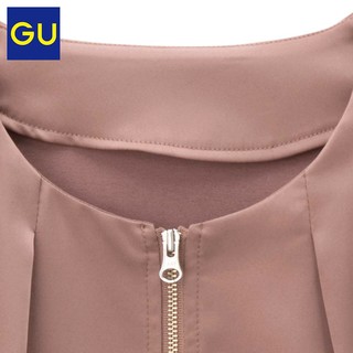  GU 极优 310667 女士缎纹夹克 (XL、黑色)