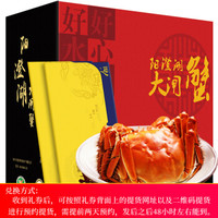 今旺 阳澄湖大闸蟹 礼券礼卡1888型  公4两 母2.5两 4对8只