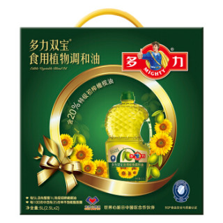 商品mighty 多力 橄榄葵花籽油 礼盒装 2.5l*2瓶