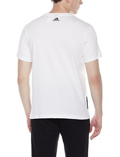 adidas 阿迪达斯 男式 运动型格 短袖T恤 GFX T LNG PUFF (白色、185)