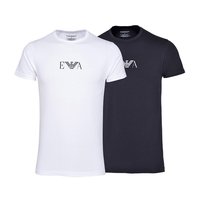 阿玛尼 EA7 EMPORIO ARMANI 男士圆领短袖T恤 2件装
