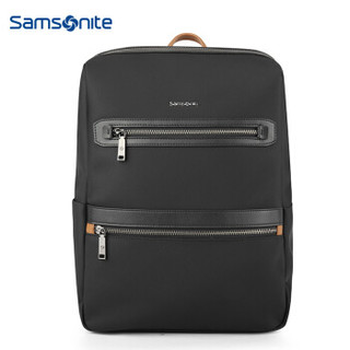 Samsonite/新秀丽双肩包男女商务电脑包笔记本包黑色 BR6 *2件