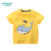 Hamqi 哈咪奇 宝宝短袖T恤 (蓝色、80cm)