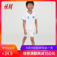 H＆M 0554552010 男童足球T恤