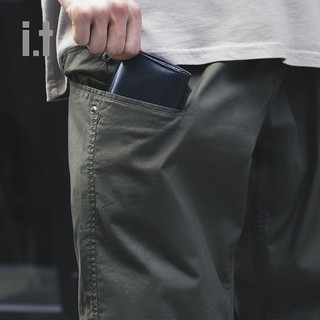  5cm 5厘米 6125U8A 男士工装休闲裤 (深灰色、S)