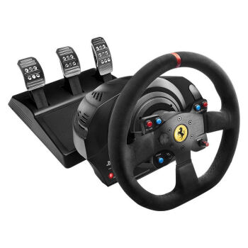 THRUSTMASTER 图马斯特 T300 法拉利版 游戏方向盘 黑色