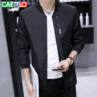  CARTELO 17124KE1888 男士休闲夹克 黑色 2XL