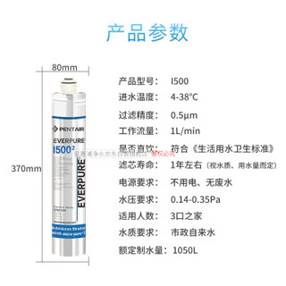 EVERPURE 爱惠浦 主滤芯  I500（2）过滤器