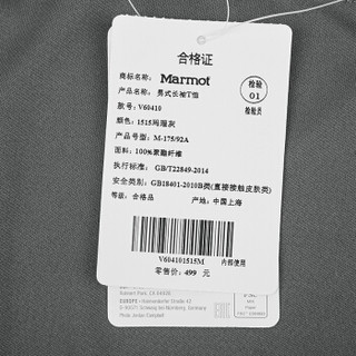  Marmot 土拨鼠 S60410 男士长袖速干T恤（黑色 M）