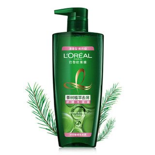 欧莱雅 L'OREAL PARIS 欧莱雅   L'OREAL 巴黎欧莱雅 茶树植萃去屑 舒缓洗发露 700ml