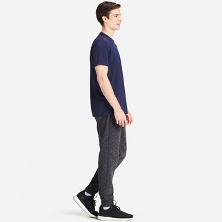  UNIQLO 优衣库 404147 DRY-EX 男士圆领T恤 (粉橙色、L)