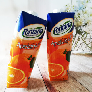 Fontana 芳塔娜 橙汁 1L*4瓶 礼盒装