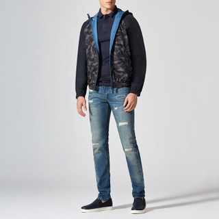 ARMANI JEANS Y6B67-6NEPZ BLUE2543 男士迷彩夹克