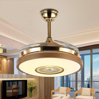 HAIDE 海德照明 HAIDE LIGHTING 吊扇灯 金玉盘 带遥控 36W 