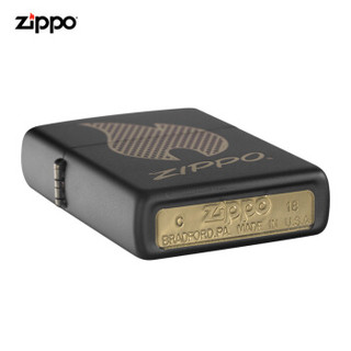 ZIPPO 之宝 29686 商标网纹之上 煤油防风火机