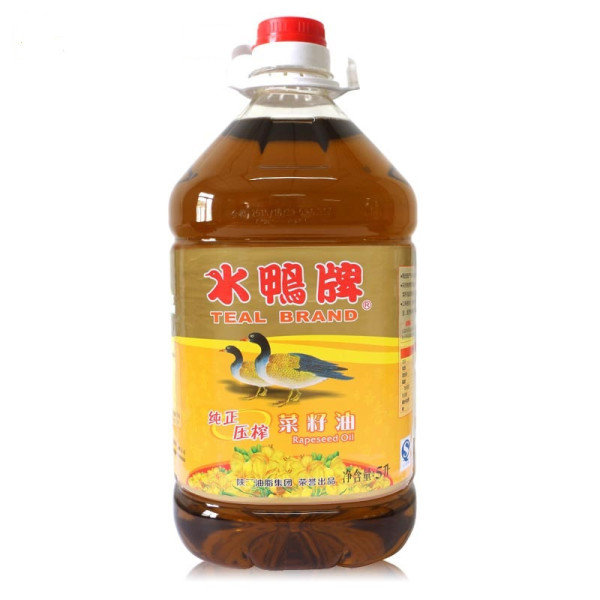 商品水鸭牌 纯正压榨菜籽油 5l