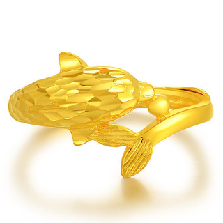 China Gold 中国黄金 海豚戒指 3.3g