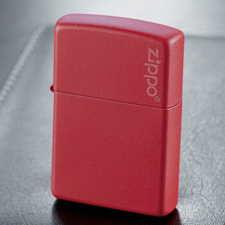 ZIPPO 之宝 233ZL 打火机套装礼盒 火机+小油133ml+火石6粒装 红哑漆