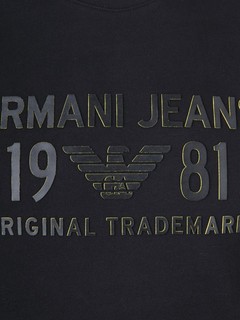  Armani Jeans 3Y6M256JBCZ1200 男士圆领卫衣