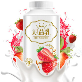 mengniu蒙牛冠益乳酸牛奶草莓味250g