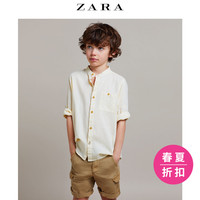 ZARA 03182683300 男童口袋设计衬衫