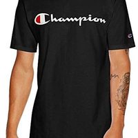 Champion 男士经典logo休闲T恤 